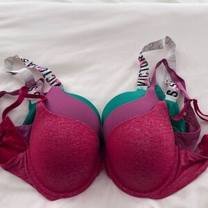 Lot of Three Victoria's Secret Padded Bras
